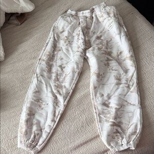 Kids Beige Camo Comfort Joggers